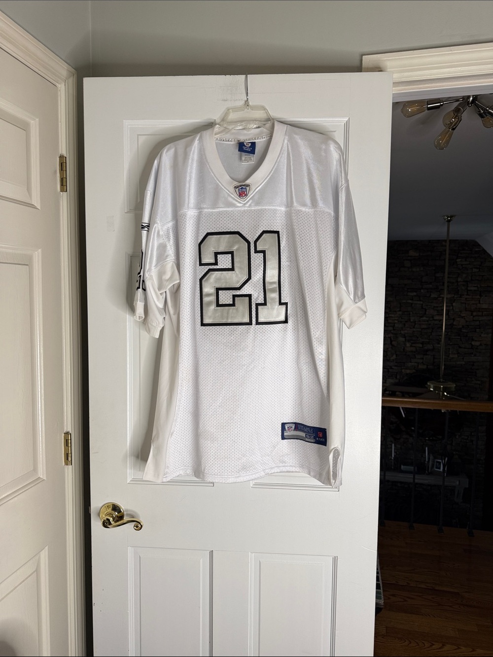 Reebok White OnField NFL Jersey raiders 21 size 52 Las Vegas
